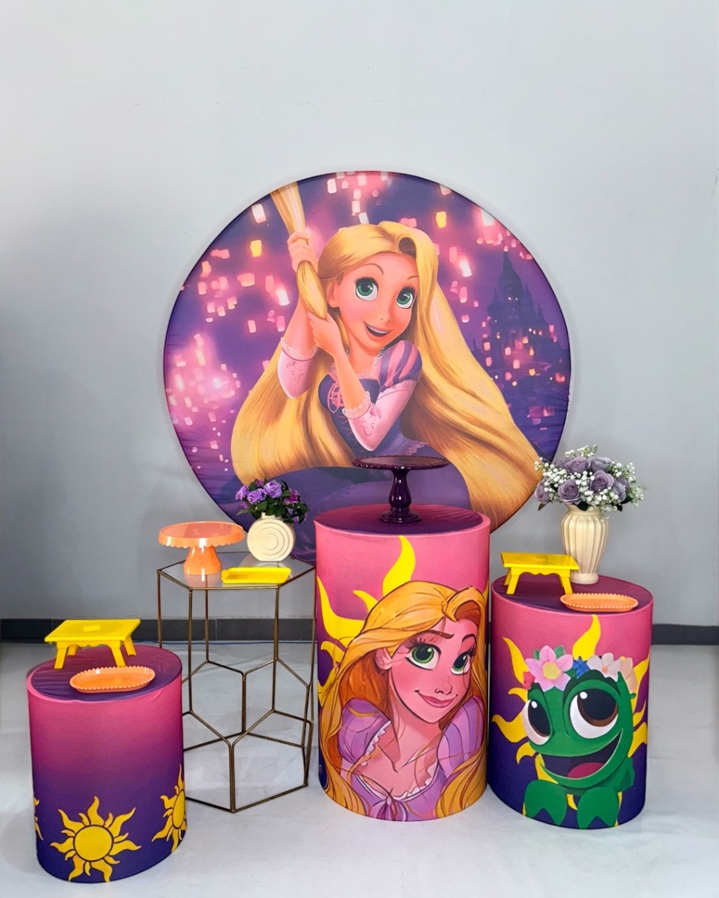 Kit Prata - Enrolados - DLUARTS DECORAÇÕES E EVENTOS
