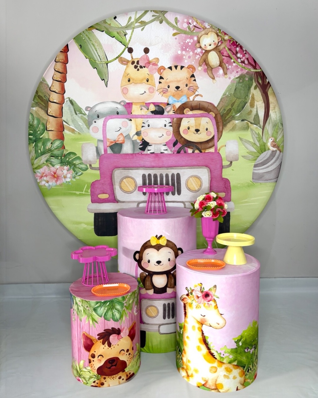 Kit Bronze-Safari Menina  - DLUARTS DECORAÇÕES E EVENTOS