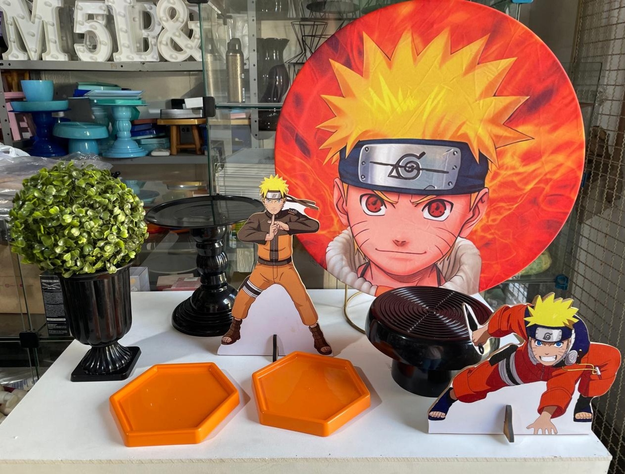 Naruto - Festa Na Mesa - Lua Nobre Decorações