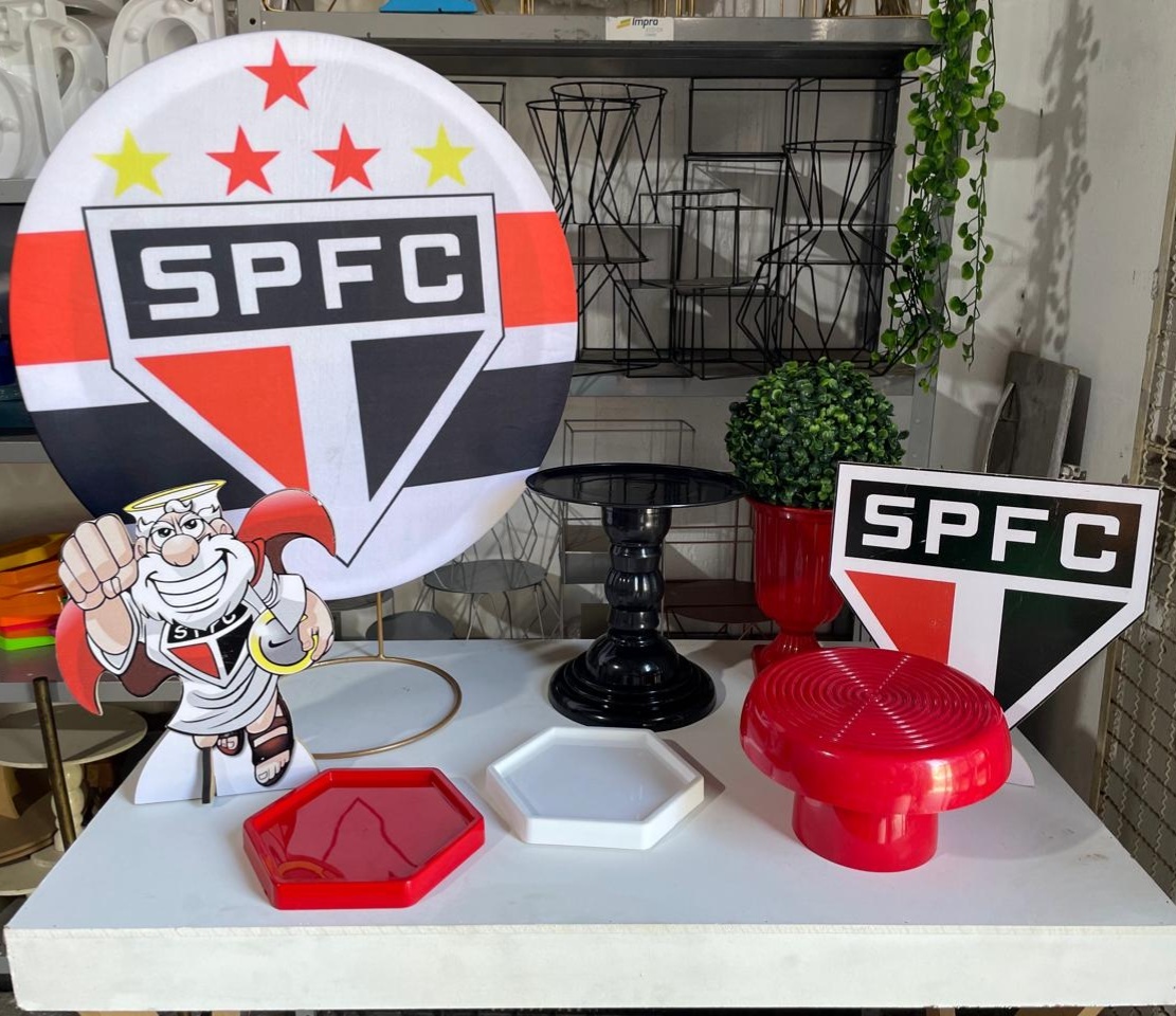 São Paulo F.c. - Festa Na Mesa - Lua Nobre Decorações