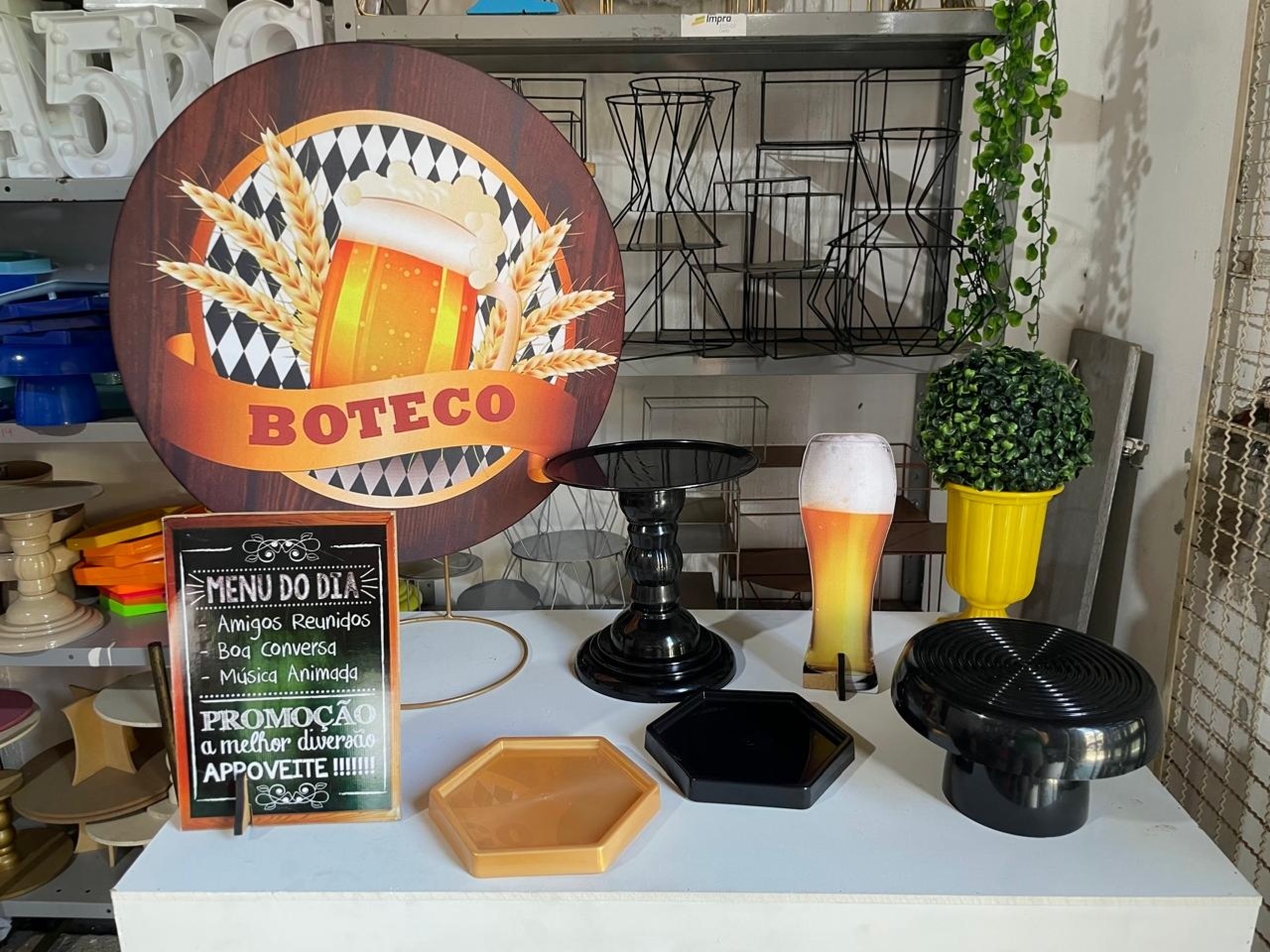 Boteco - Festa Na Mesa - Lua Nobre Decorações