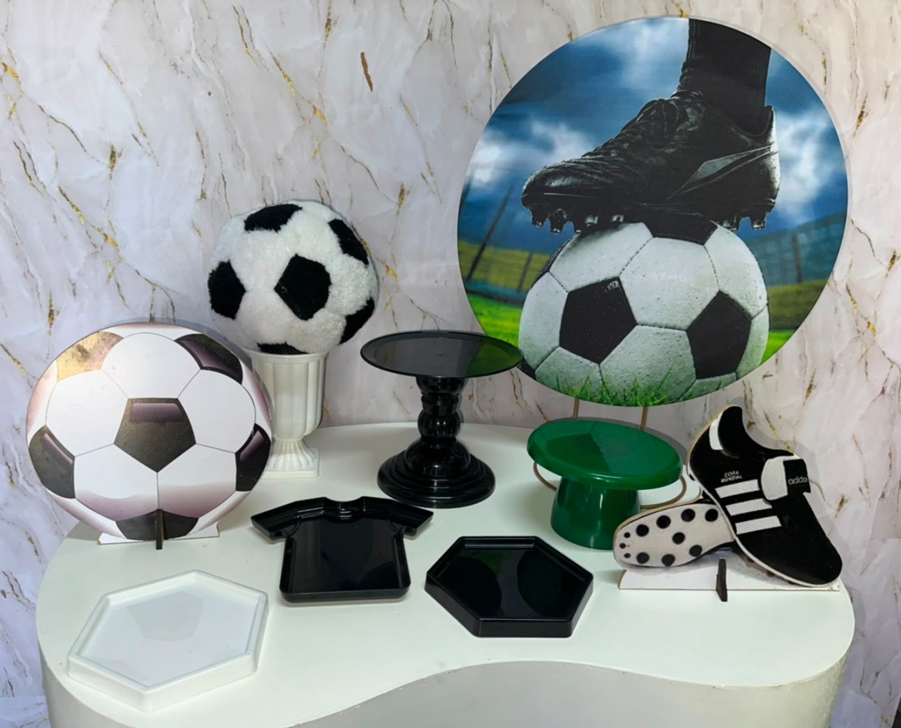Futebol - Festa Na Mesa - Lua Nobre Decorações