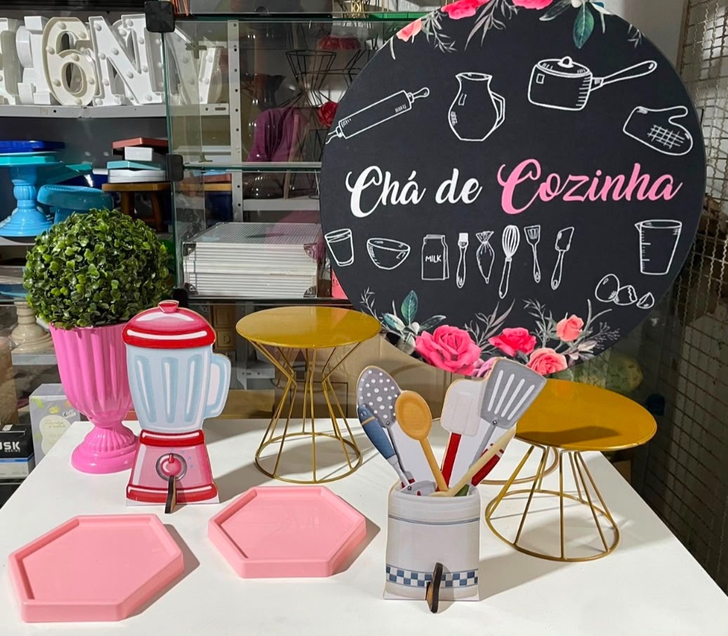 Chá de Cozinha 2 - Festa Na Mesa - Lua Nobre Decorações