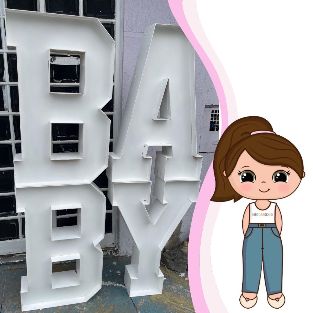 Letras Baby - Lua Nobre Decorações