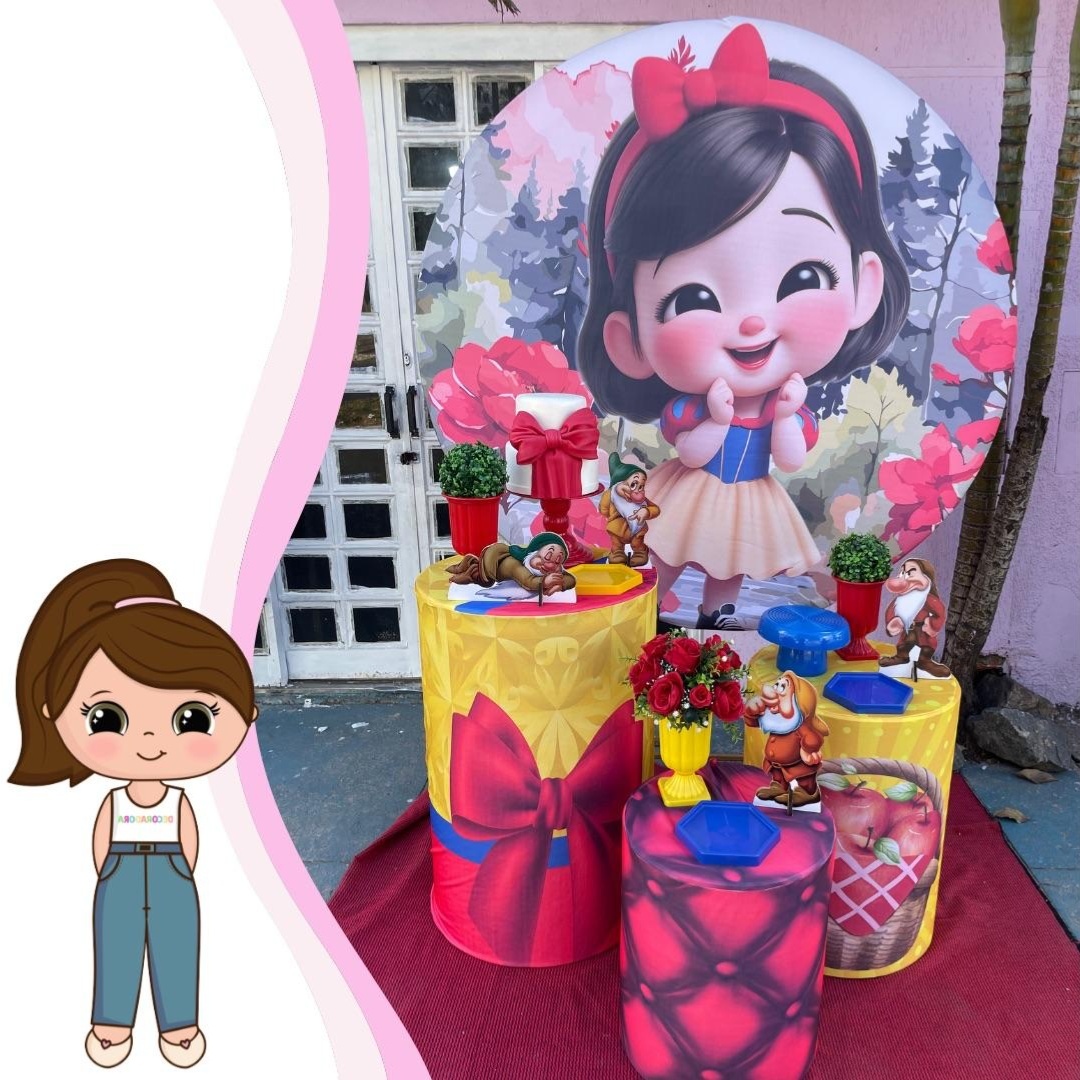 Branca de Neve Baby 1 - Lua Nobre Decorações
