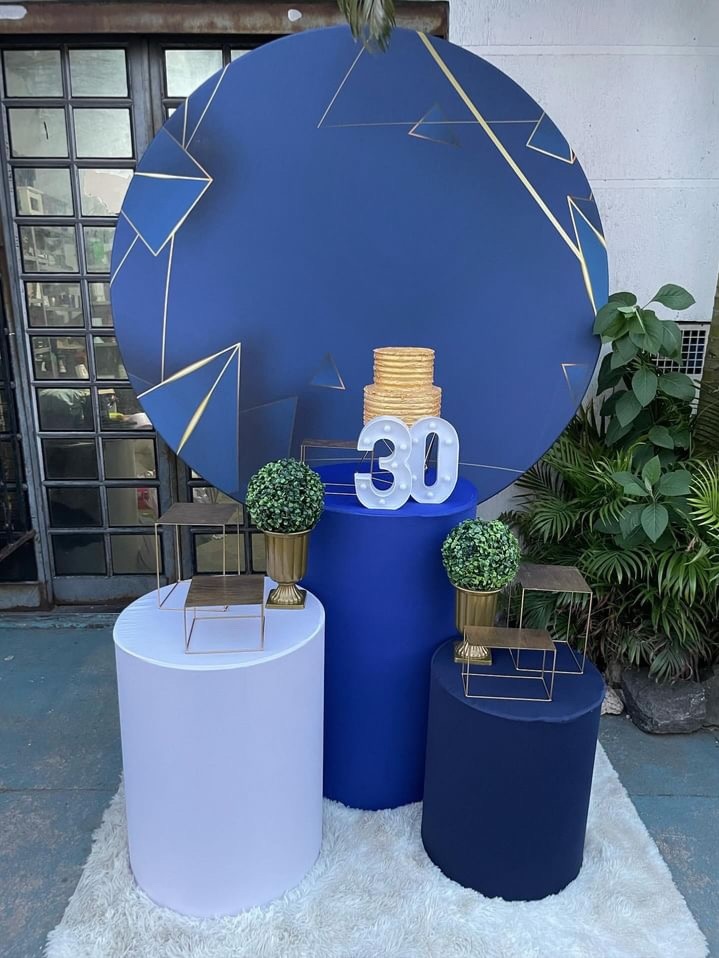Geométrico Azul - Lua Nobre Decorações
