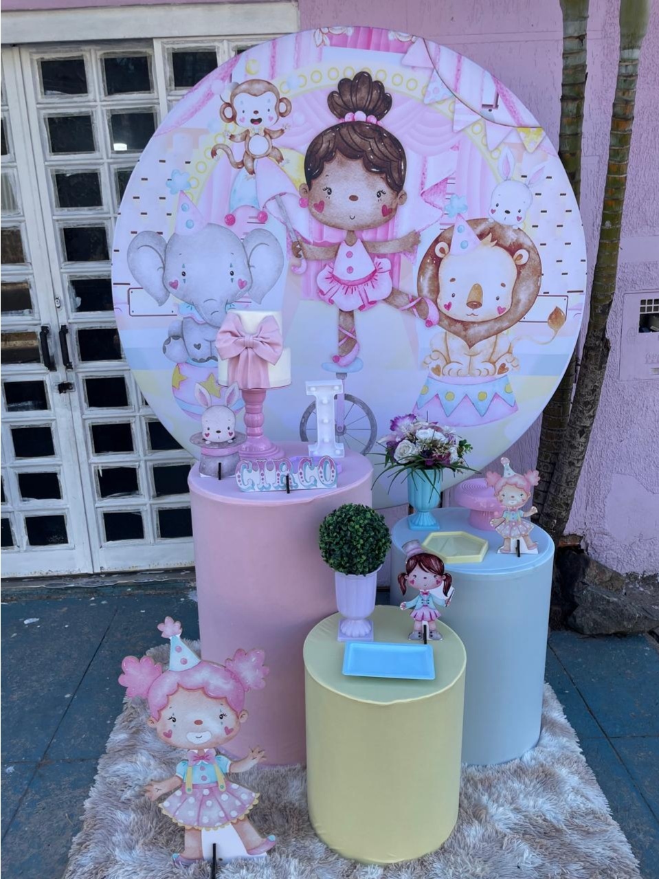Circo Rosa - Lua Nobre Decorações