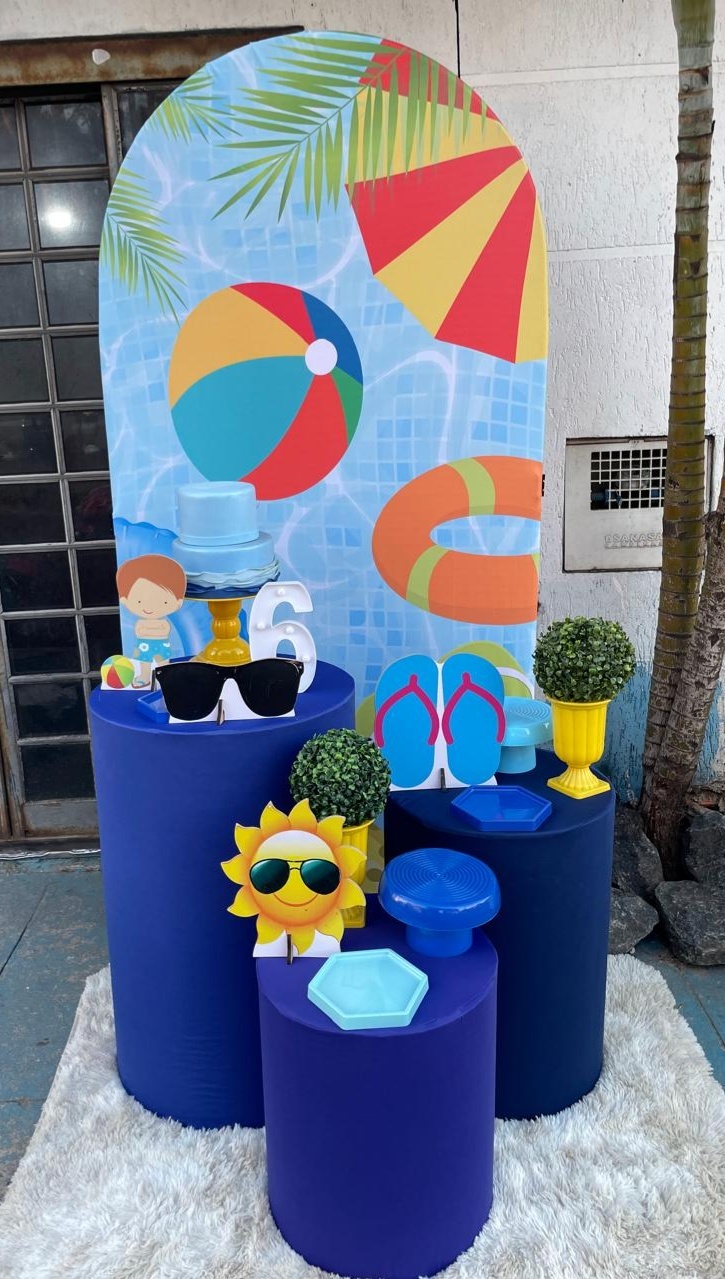 Pool Party Menino - Lua Nobre Decorações