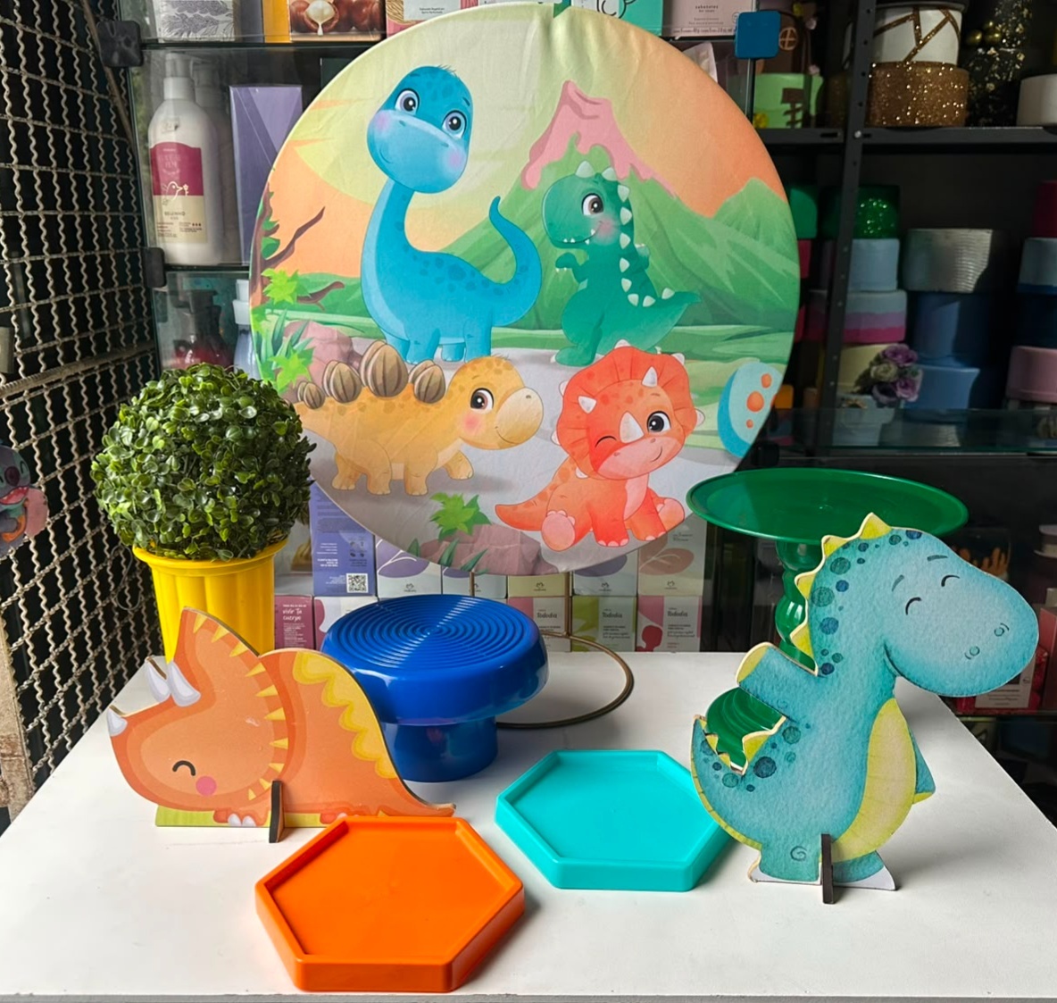 Dino Baby - Festa Na Mesa - Lua Nobre Decorações