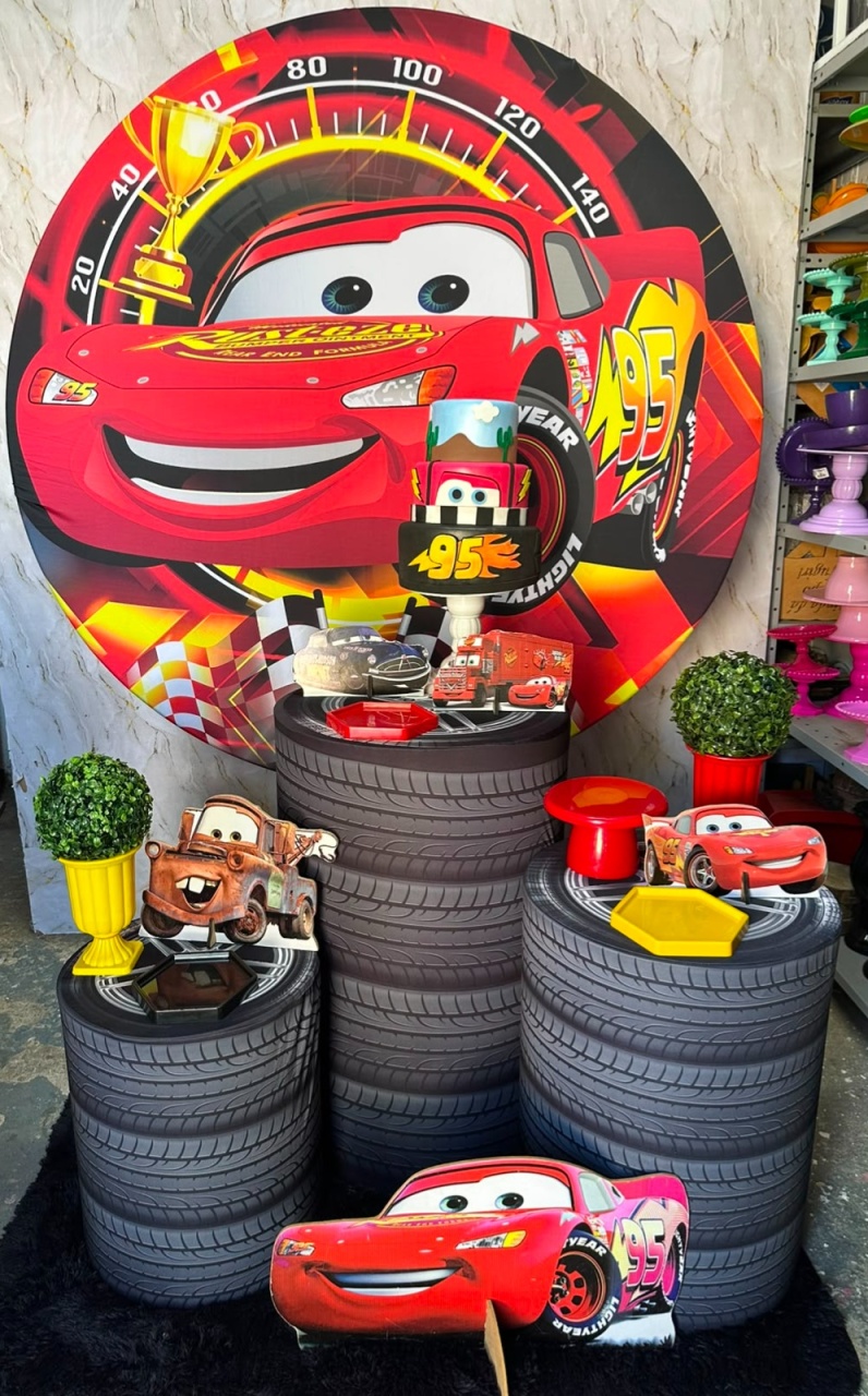 Carros Relâmpago Mcqueen 3 - Lua Nobre Decorações