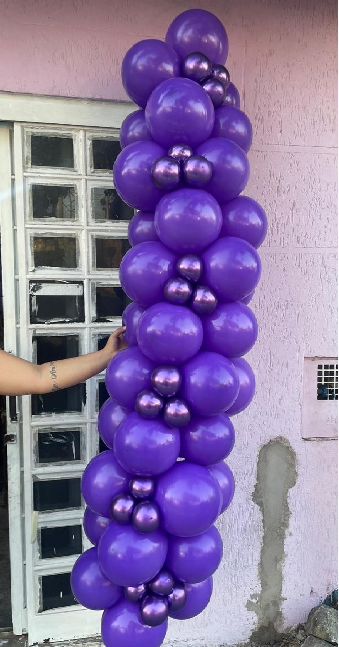 Arco Balões Delivery 1Metro - Lua Nobre Decorações