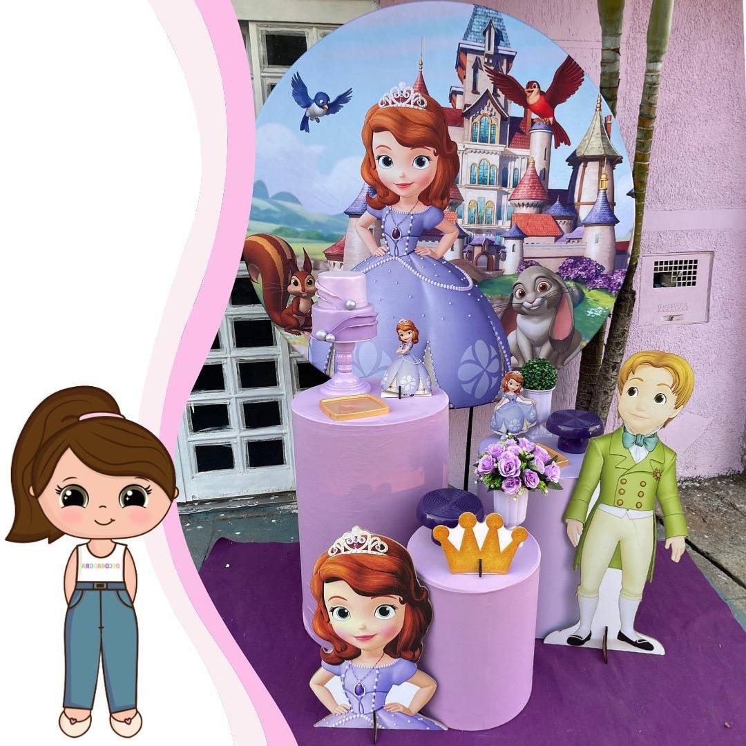 Princesa Sophia/Sofia - Lua Nobre Decorações