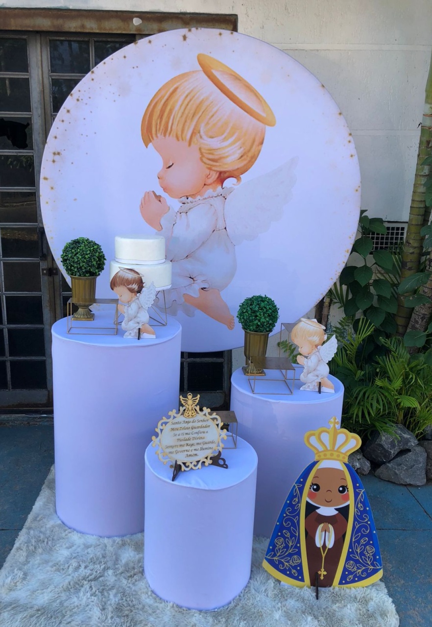 Batizado Anjinho - Lua Nobre Decorações