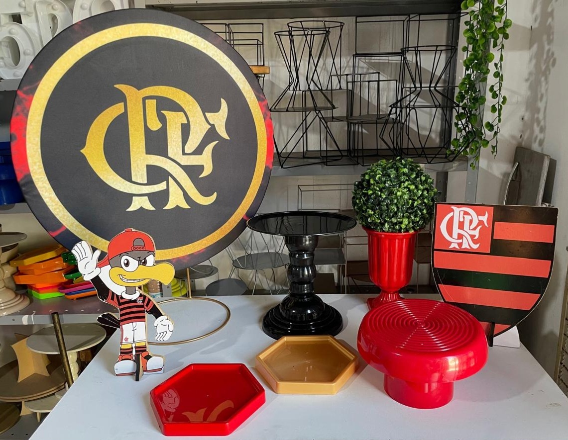 Flamengo - Festa Na Mesa - Lua Nobre Decorações