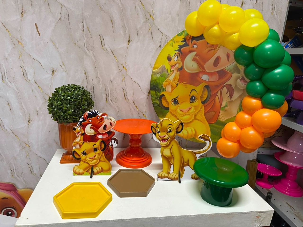 Rei Leão - Festa Na Mesa - Lua Nobre Decorações