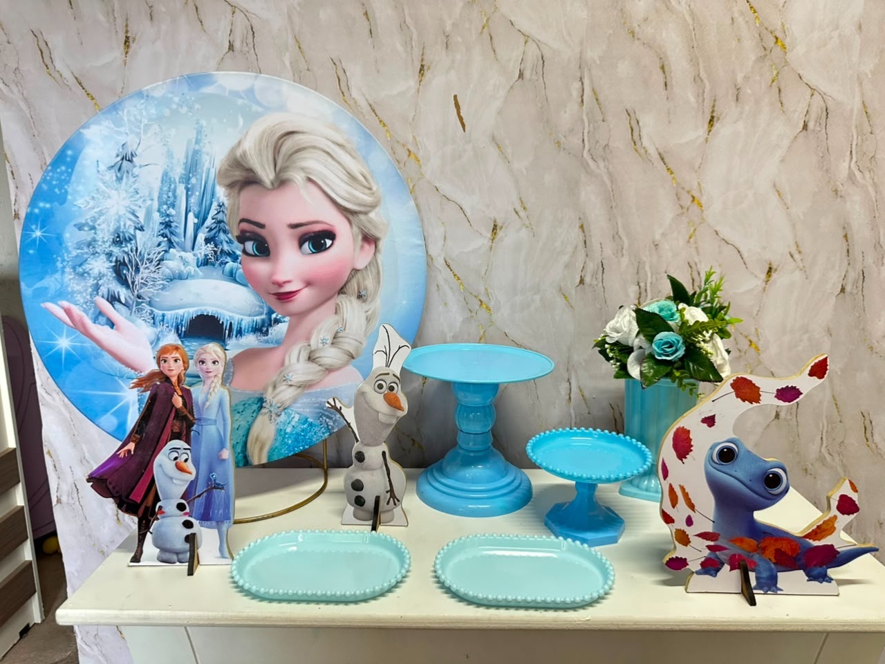 Frozen - Festa Na Mesa - Lua Nobre Decorações