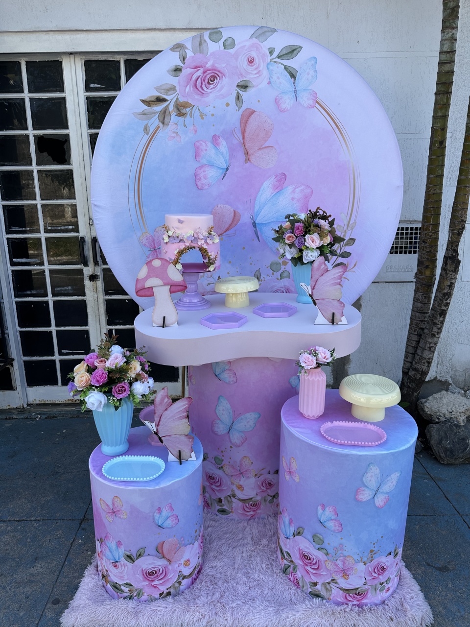 Borboleta Rosa 1 - Lua Nobre Decorações