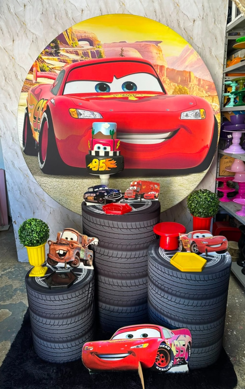 Carros Relâmpago Mcqueen 2 - Lua Nobre Decorações