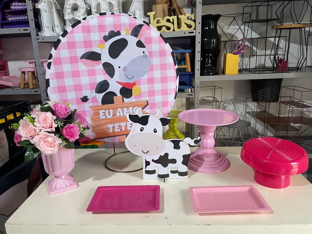 Eu Amo Tete - Festa Na Mesa - Lua Nobre Decorações