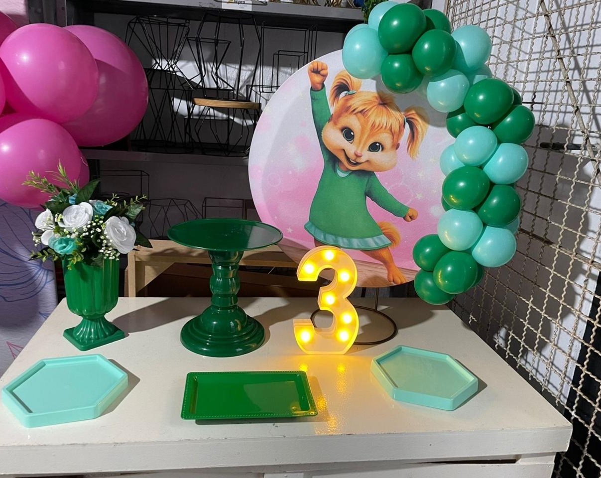 Eleanor - Esquiletes - Festa Na Mesa - Lua Nobre Decorações