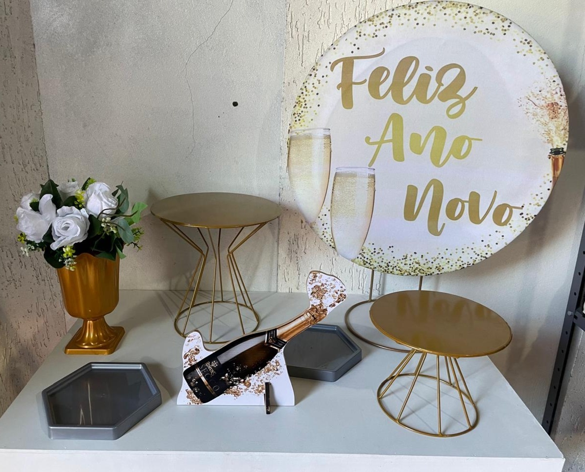 Ano Novo - Festa Na Mesa - Lua Nobre Decorações
