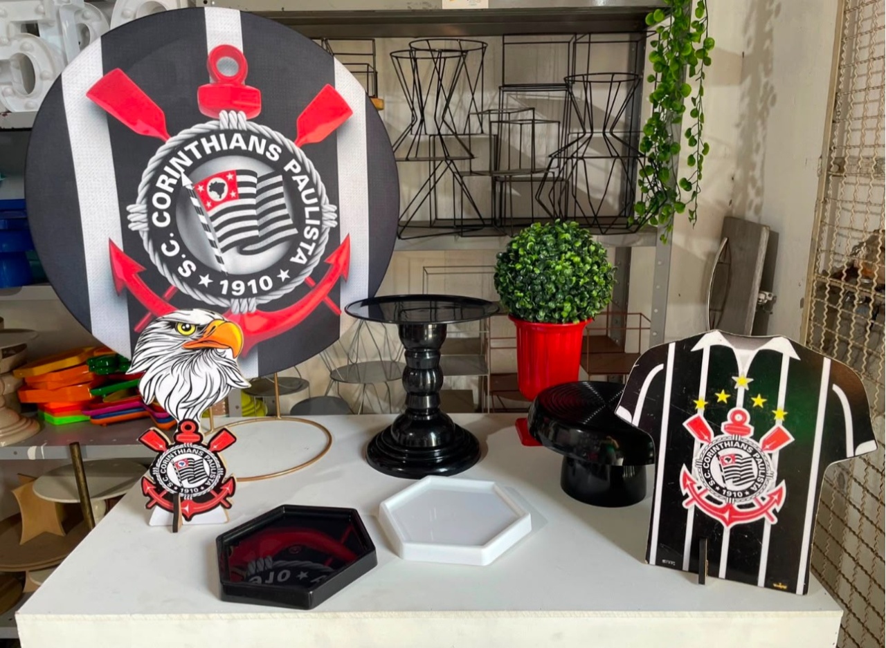 Corinthians - Festa Na Mesa - Lua Nobre Decorações