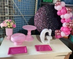Rosa Gliter - Festa Na Mesa - imagem 2