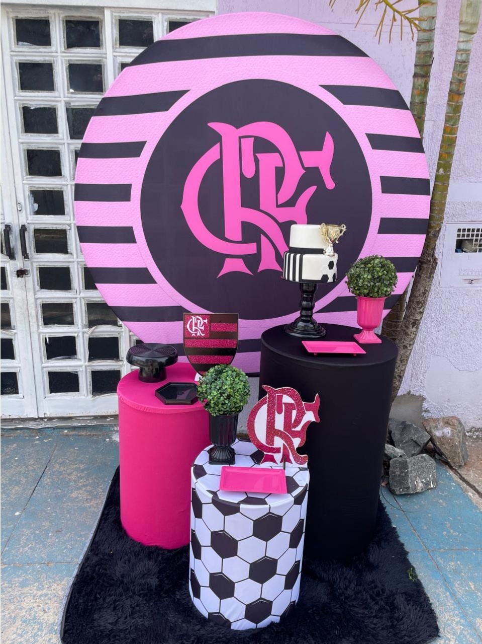 Flamengo Rosa - Lua Nobre Decorações