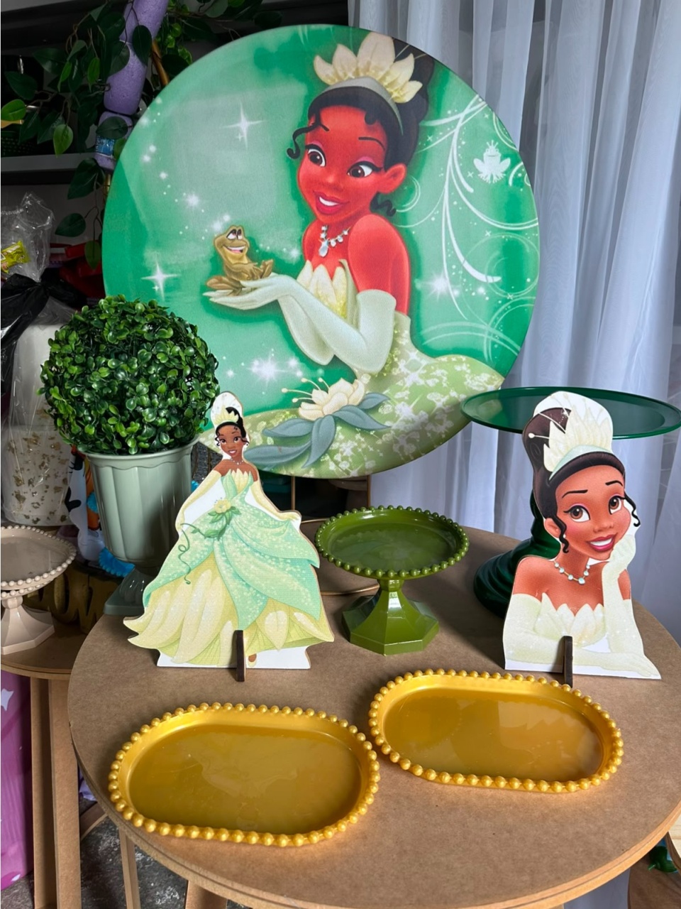 Tiana - Festa Na Mesa - Lua Nobre Decorações