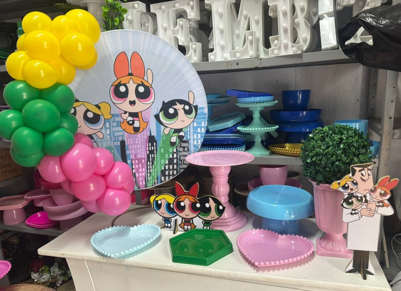 Meninas Super Poderosas - Festa Na Mesa - Lua Nobre Decorações
