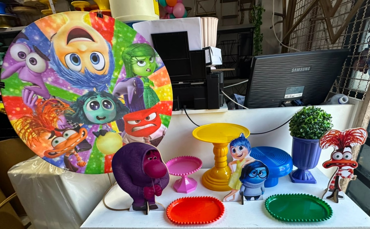 Divertidamente - Festa Na Mesa - Lua Nobre Decorações