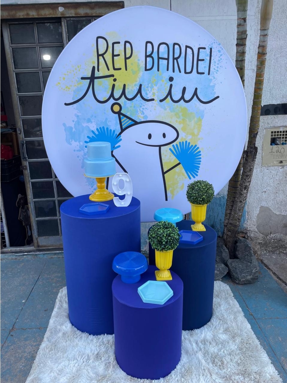 Flork Rep Bardei Tiu Iu - Lua Nobre Decorações