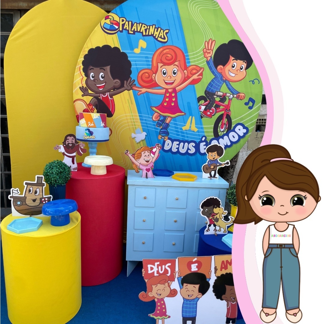 Três Palavrinhas 2 - Lua Nobre Decorações