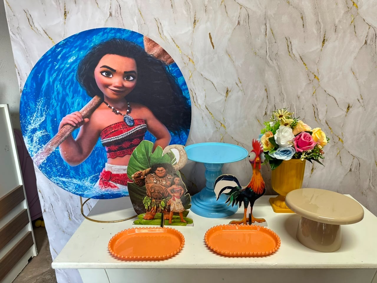 Moana - Festa Na Mesa - Lua Nobre Decorações