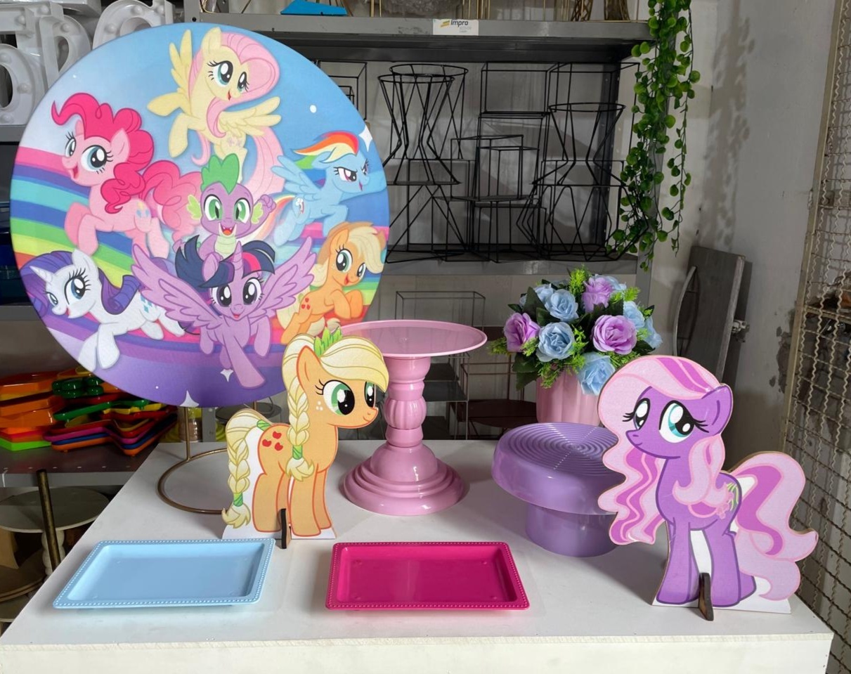 My Little Poney - Festa Na Mesa - Lua Nobre Decorações