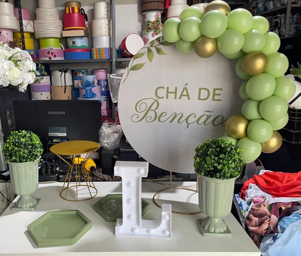 Chá de Benções - Festa Na Mesa - Lua Nobre Decorações
