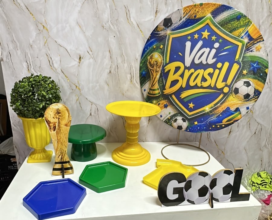 Vai Brasil - Festa Na Mesa - Lua Nobre Decorações