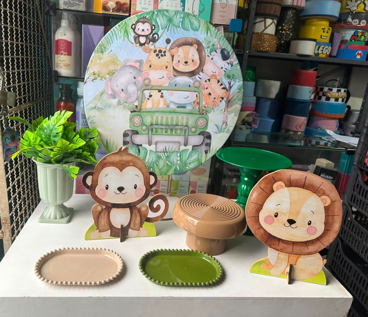 Safari Menino - Festa Na Mesa - Lua Nobre Decorações