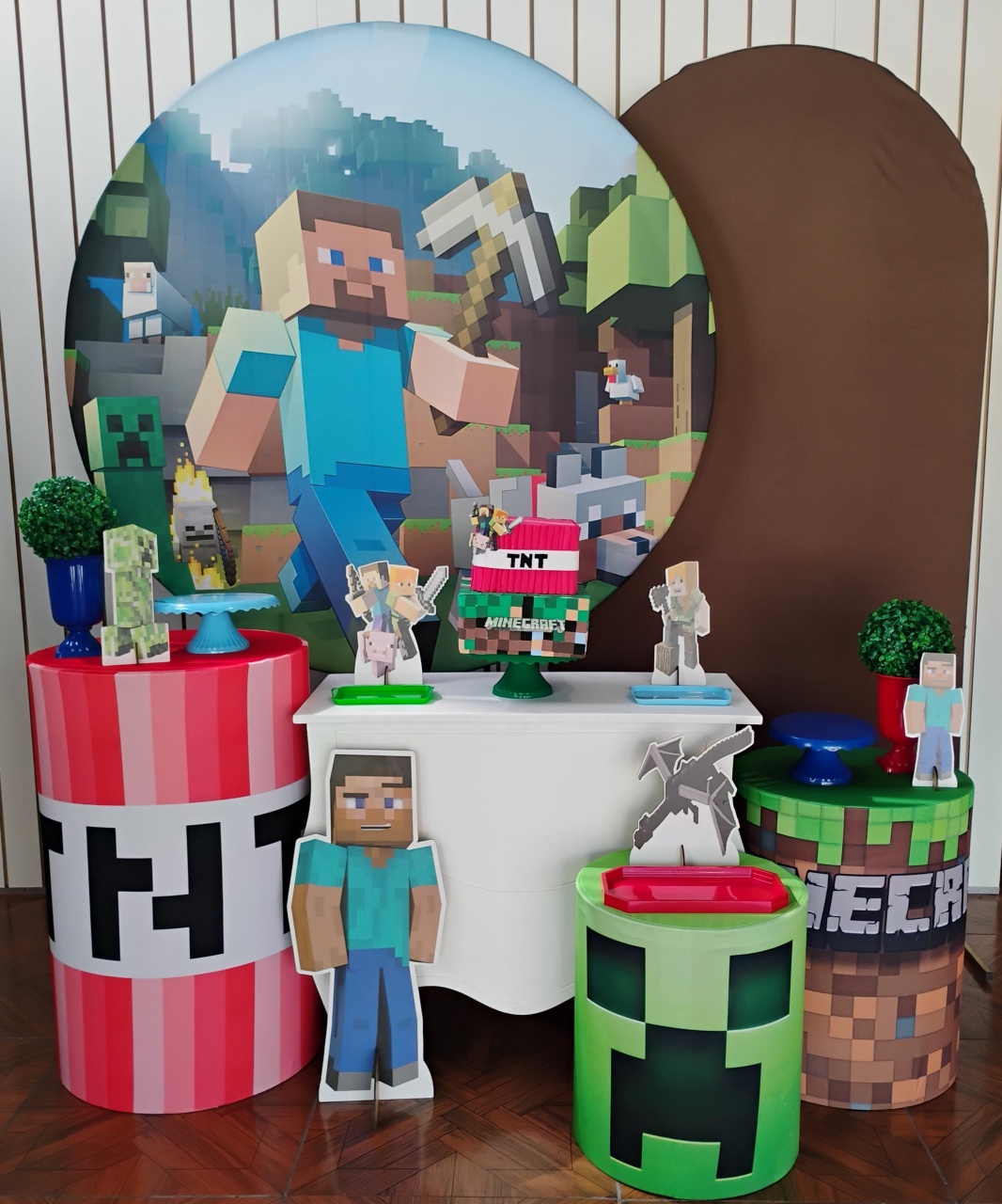 Minecraft * Kit Diamante - LupitoDecoraçõespegueemonte