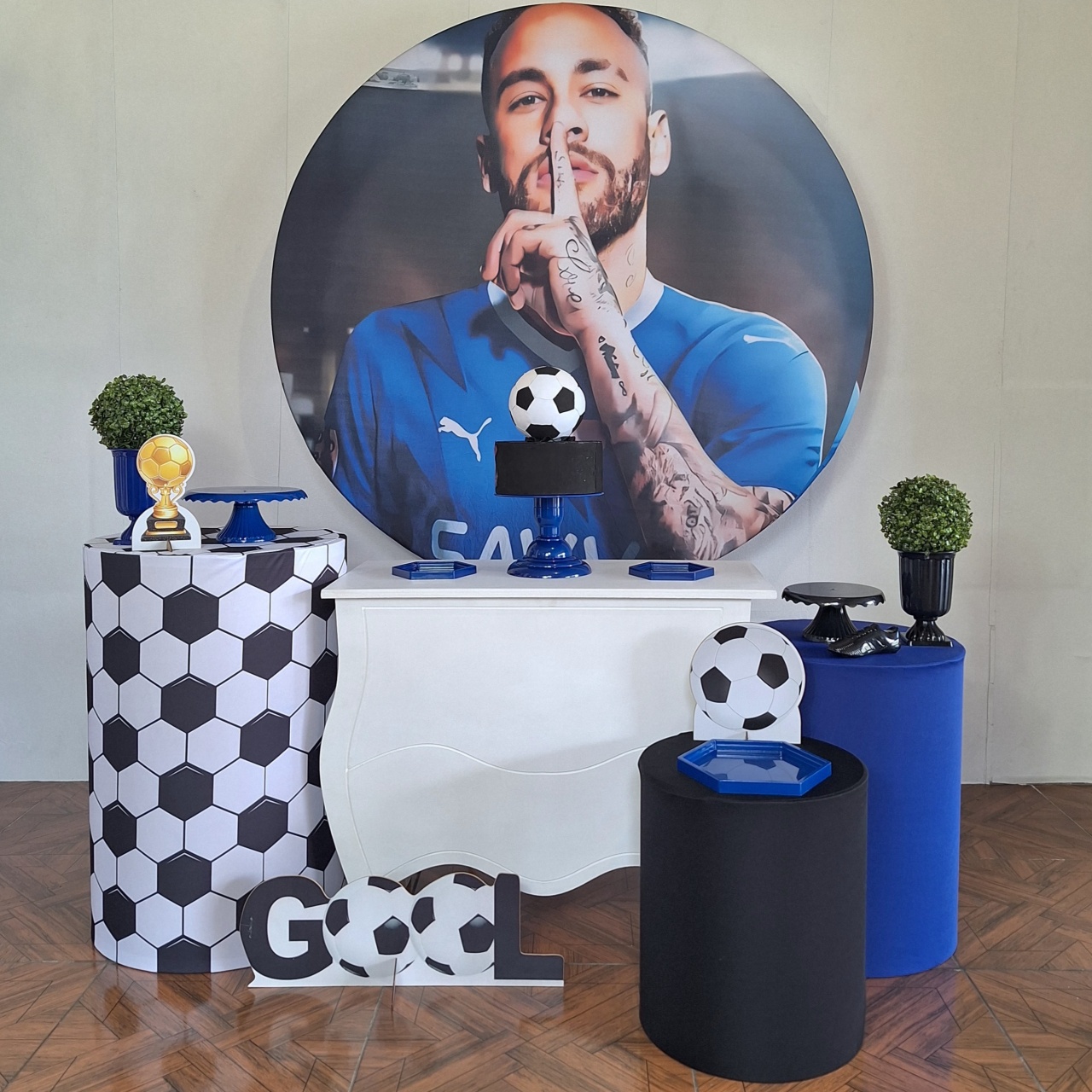 Neymar * Kit Prata - LupitoDecoraçõespegueemonte