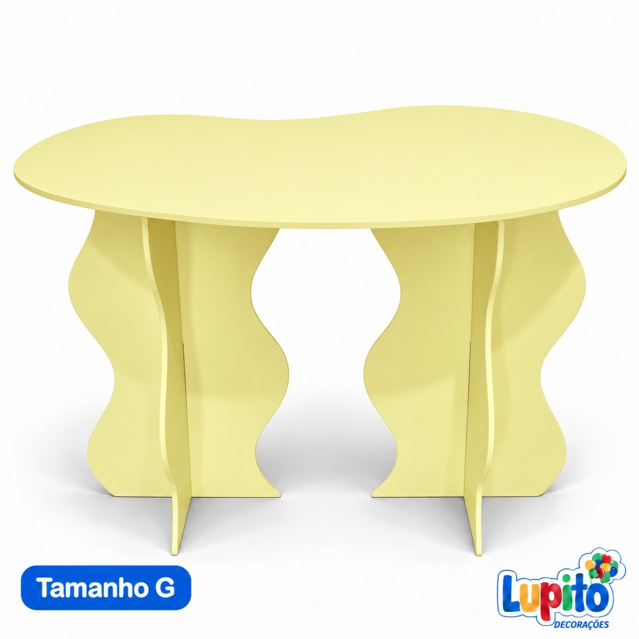 Mesa Orgânica G * Amarelo - LupitoDecoraçõespegueemonte