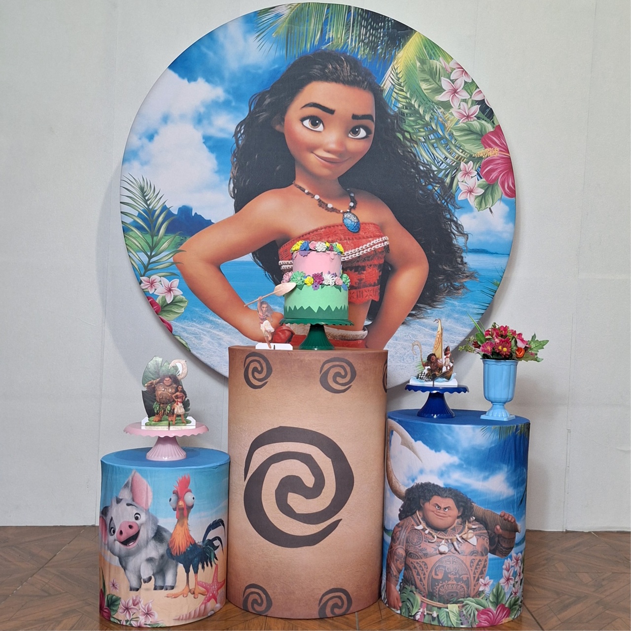 Moana * Kit Bronze - LupitoDecoraçõespegueemonte
