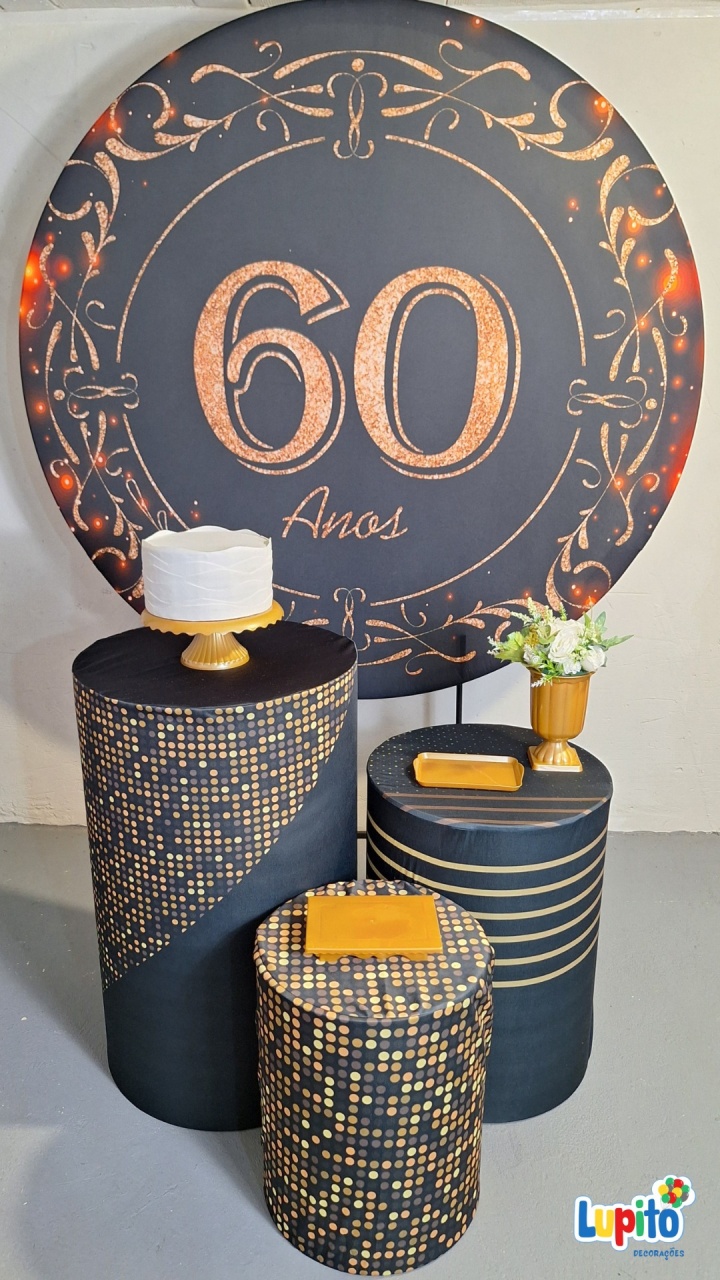 60 Anos * Kit Bronze - LupitoDecoraçõespegueemonte