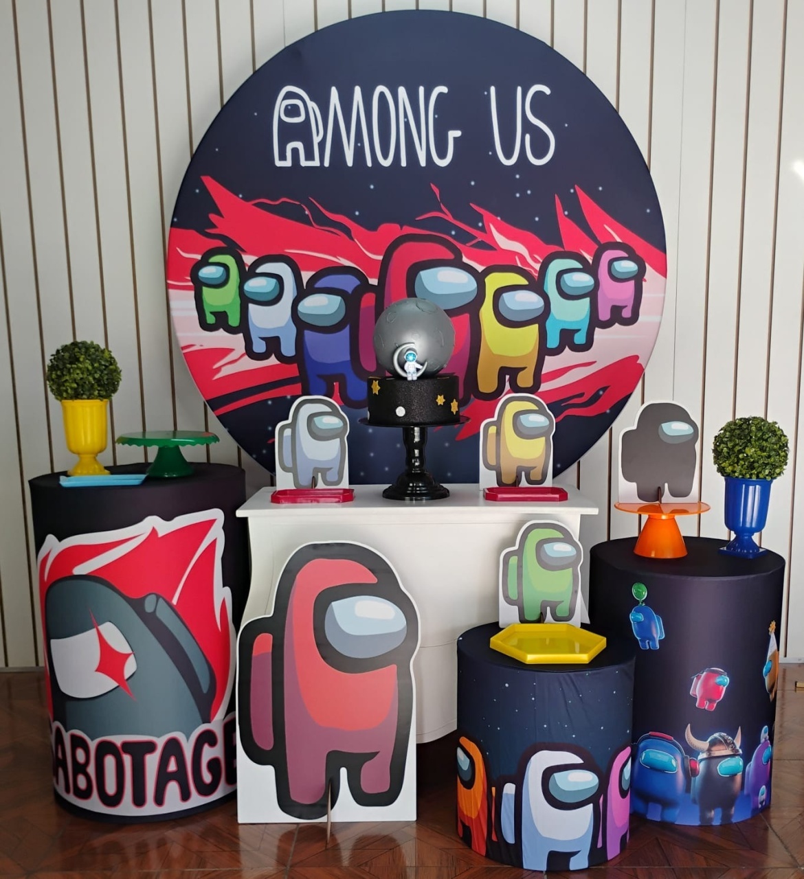 Among Us * Kit Prata - LupitoDecoraçõespegueemonte