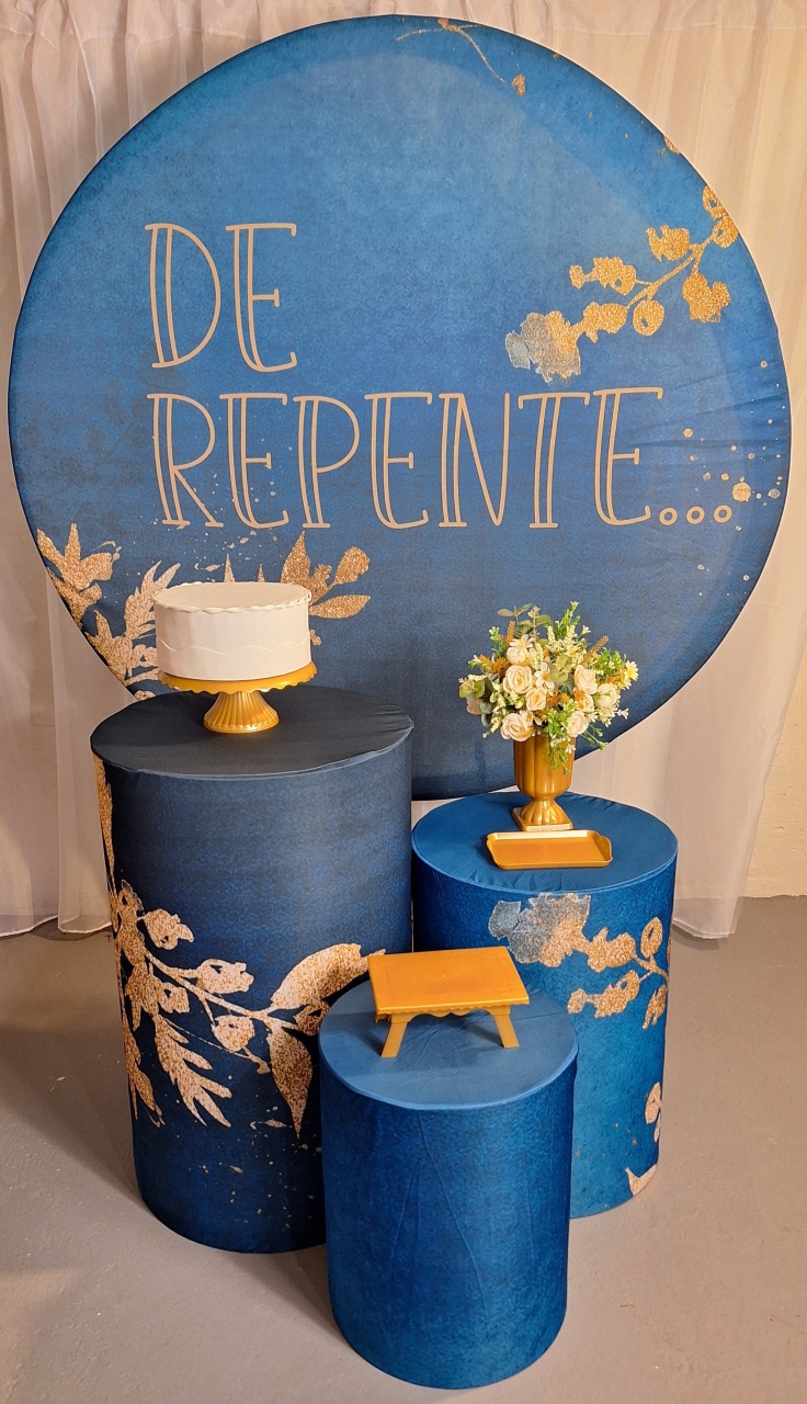 de Repente Azul * Kit Bronze - LupitoDecoraçõespegueemonte