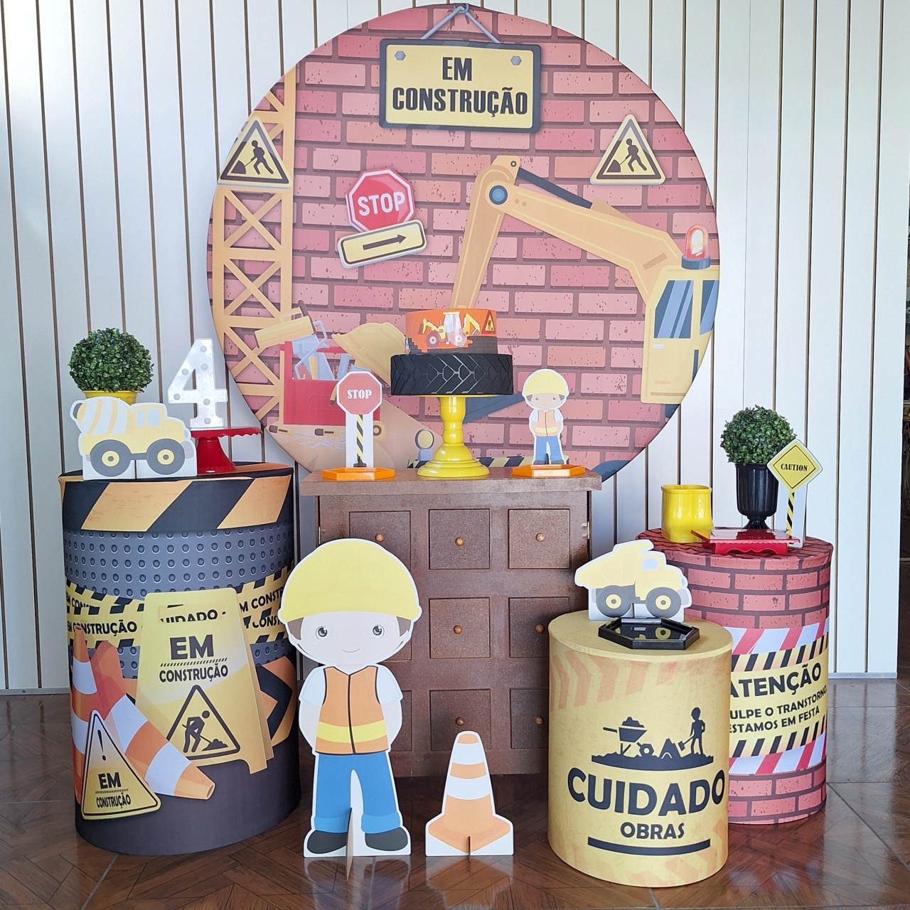 Construção * Kit Prata - LupitoDecoraçõespegueemonte