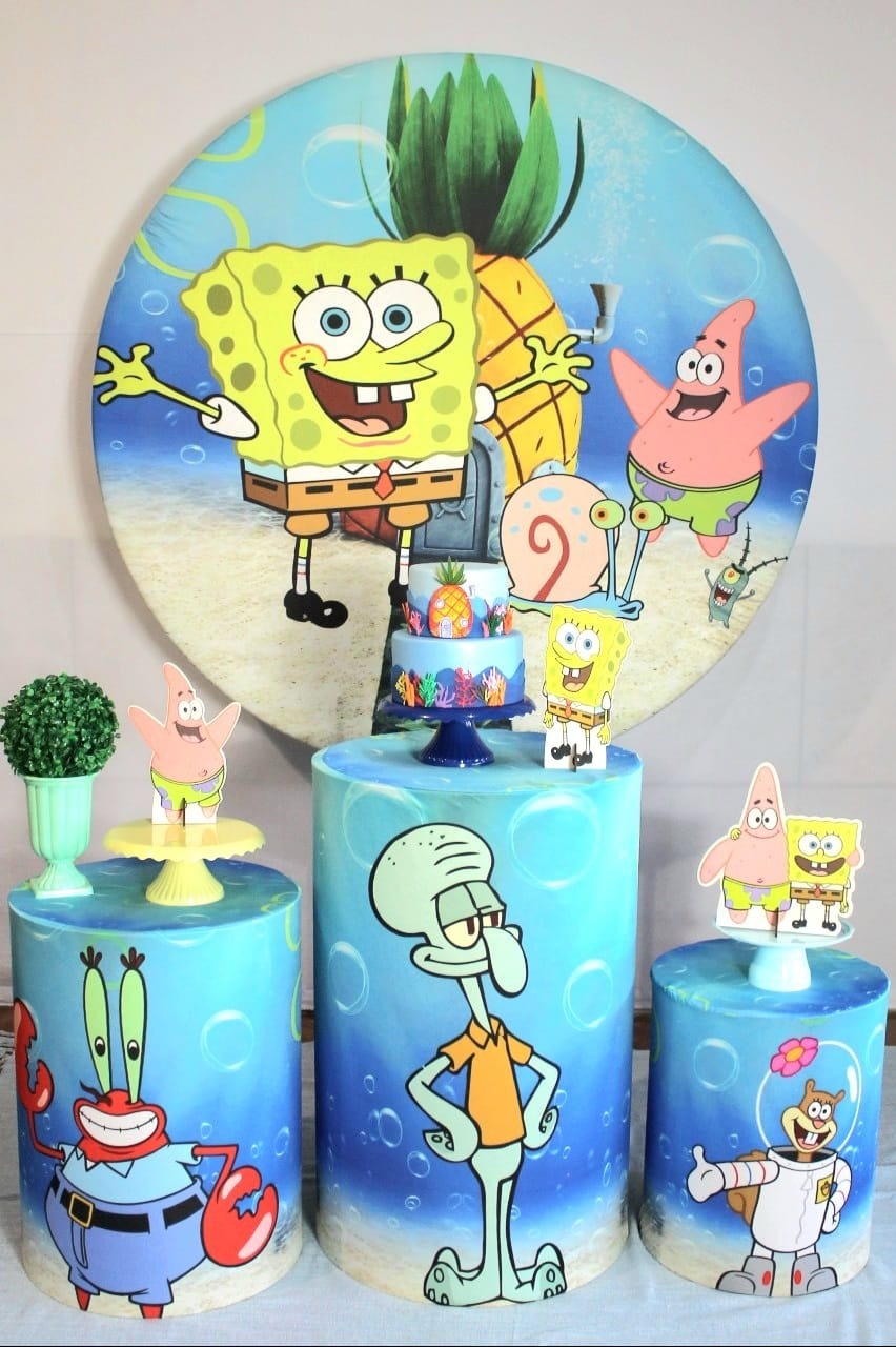 Bob Esponja * Kit Bronze - LupitoDecoraçõespegueemonte