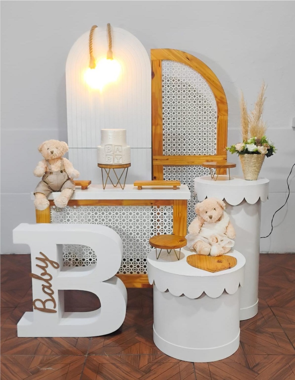 Treliçinha Kit Chá Baby - LupitoDecoraçõespegueemonte