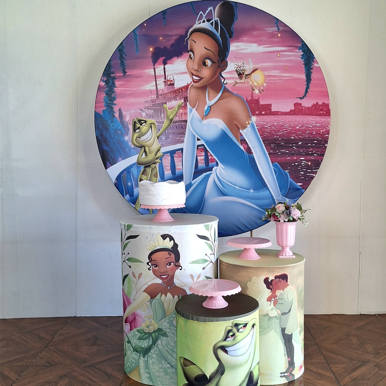 Princesa Tiana E O Sapo * Kit Bronze - LupitoDecoraçõespegueemonte