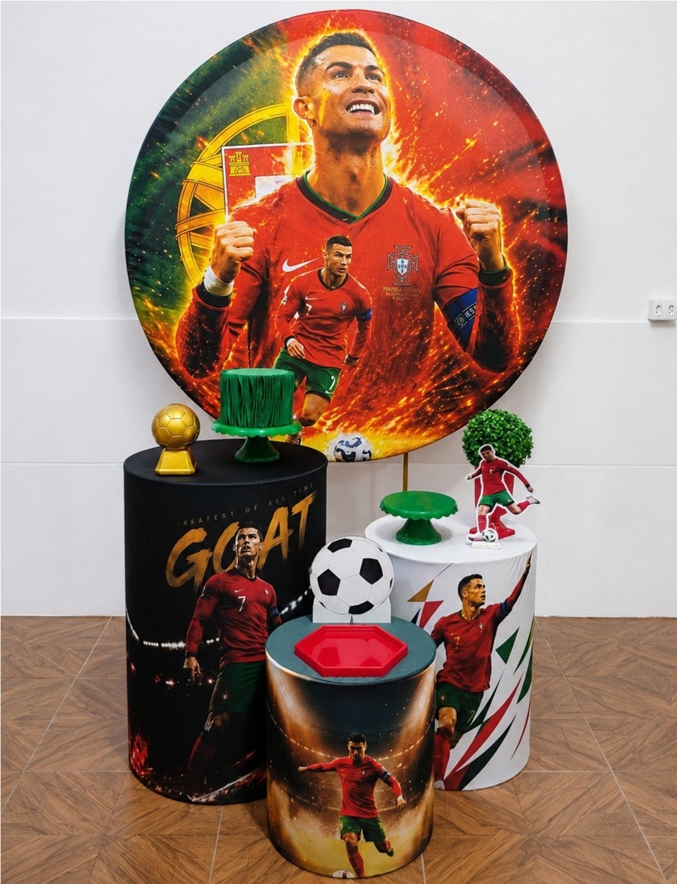 Cristiano Ronaldo * Kit Bronze - LupitoDecoraçõespegueemonte